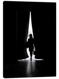 Leinwandbild Hinter den Kulissen