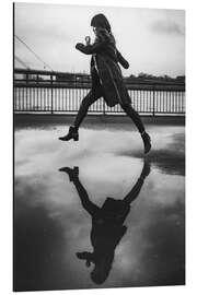 Aluminium print Jumping