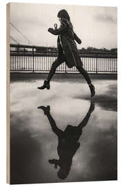 Stampa su legno Jumping