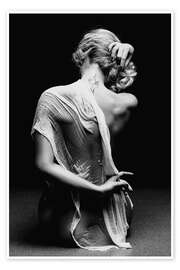 Wandbild Skin Statue