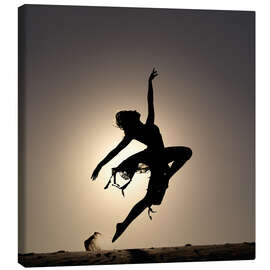 Leinwandbild Dancing on the Dunes