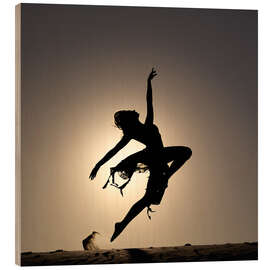 Stampa su legno Dancing on the Dunes