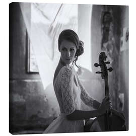 Leinwandbild Say something