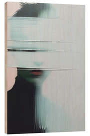 Holzbild Blurred Identity - Andreas Magnusson