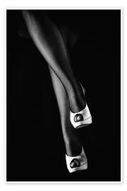 Wandbild Elegance in Silhouette