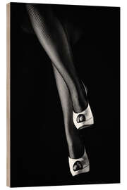 Stampa su legno Elegance in Silhouette