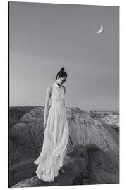 Aluminium print Moon