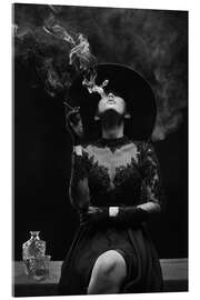 Acrylglasbild Die Zeit verrauchen