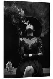 Aluminium print Let Time Turn to Smoke