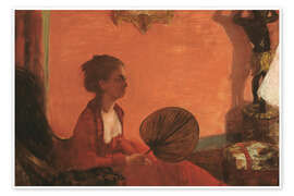 Wandbild Abendliche Ruhe - Edgar Degas