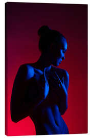 Leinwandbild Neon snap