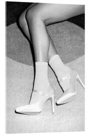 Acrylglasbild Vintage High Heels