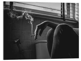 Acrylglasbild Quiet Smoke Drift