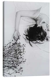 Tableau sur toile Je veux tracer une ligne - Kurosaki Sangan