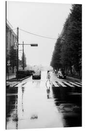 Aluminium print Regnerische Straße