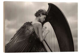 Holzbild Engelsmusik