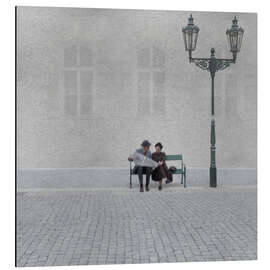 Aluminiumsbilde The readers