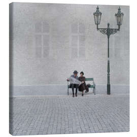 Leinwandbild Die Leser