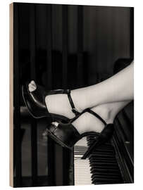 Stampa su legno Clavier