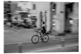 Acrylglasbild Sie ist wie der Wind