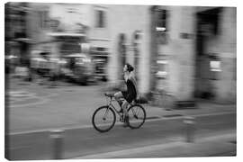 Leinwandbild Sie ist wie der Wind