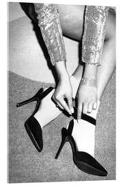 Acrylglasbild Disco Feet