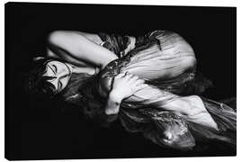 Leinwandbild Waterside graceful beauty