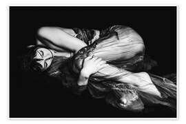 Wandbild Waterside graceful beauty