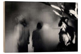 Holzbild Into the darkness