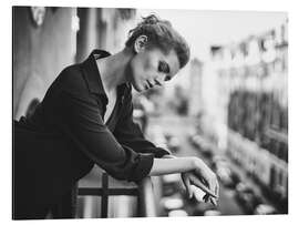 Aluminium print Kate Alone in Kopenhagen