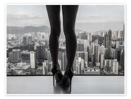 Poster Am Fenster - Erik Schottstaedt