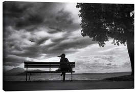 Leinwandbild Drifting with the Clouds