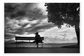 Wandbild Drifting with the Clouds