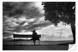 Wandsticker Drifting with the Clouds