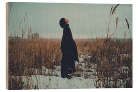 Holzbild Winteranfang