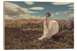 Holzbild I'm Waiting II - Kurosaki Sangan