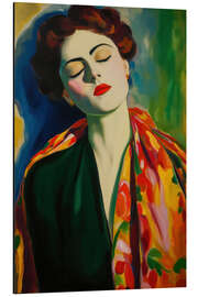 Tableau en aluminium Young woman on the sunny side - Frank Daske