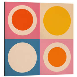 Magnettafel Vier Sonnenkreise - Bauhaus in Kalifornien - Frank Daske