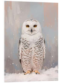 Acrylglasbild Schneeeule - Ohkimiko