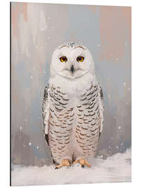 Alubild Schneeeule - Ohkimiko
