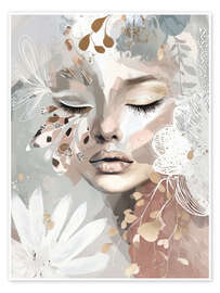 Wandbild Flüsterflügel - Bella Eve