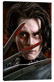 Leinwandbild Edward mit den Scherenhänden