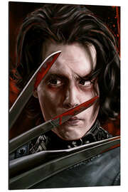 Magnettafel Edward mit den Scherenhänden