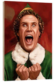 Holzbild Elf - Dmitry Belov