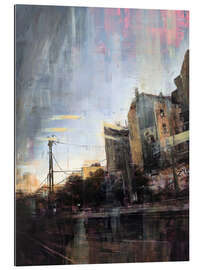 Gallery Print S-Bahn-Fahrt am Berliner Abend