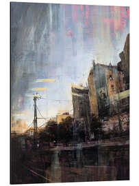 Magnettafel S-Bahn-Fahrt am Berliner Abend