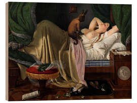 Holzbild Alptraum - Detlev Blunck