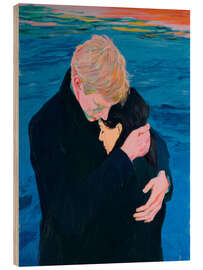 Holzbild Nur dieser Augenblick