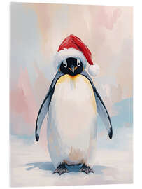 Acrylglasbild Santa Pinguin - Ohkimiko