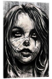 Acrylglasbild Stitched Silence - Denny Stoekenbroek